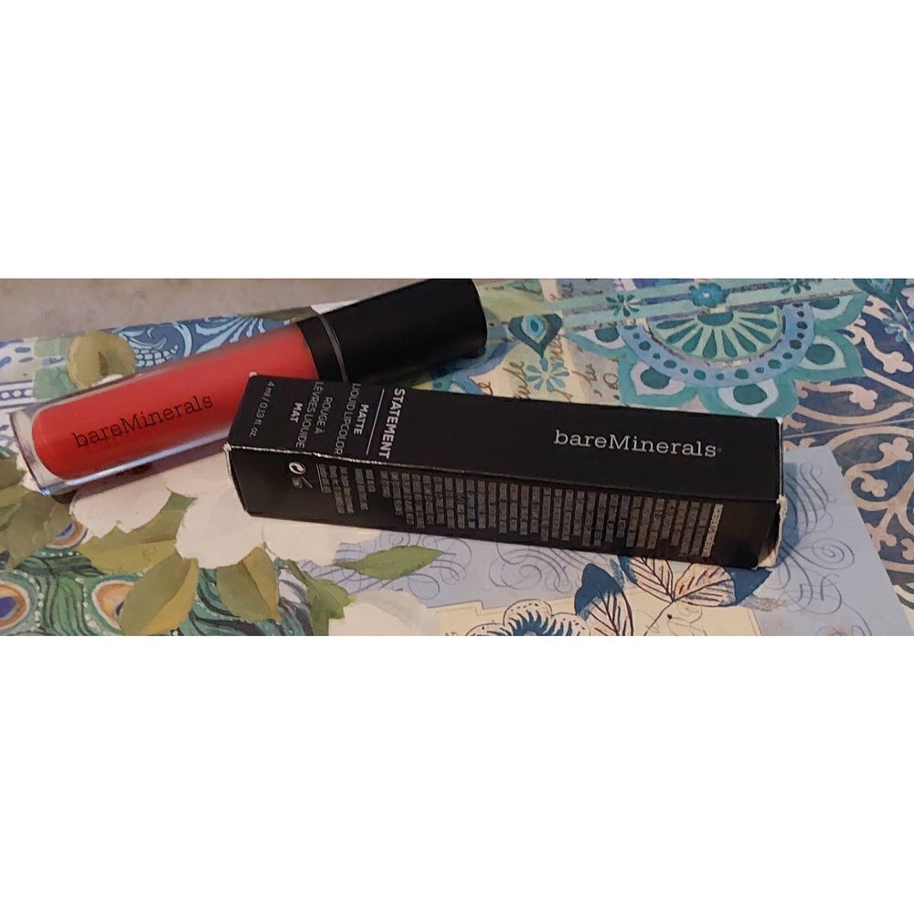 BNIB~bareMinerals Statement Matte Liquid Lipcolor in Juicy